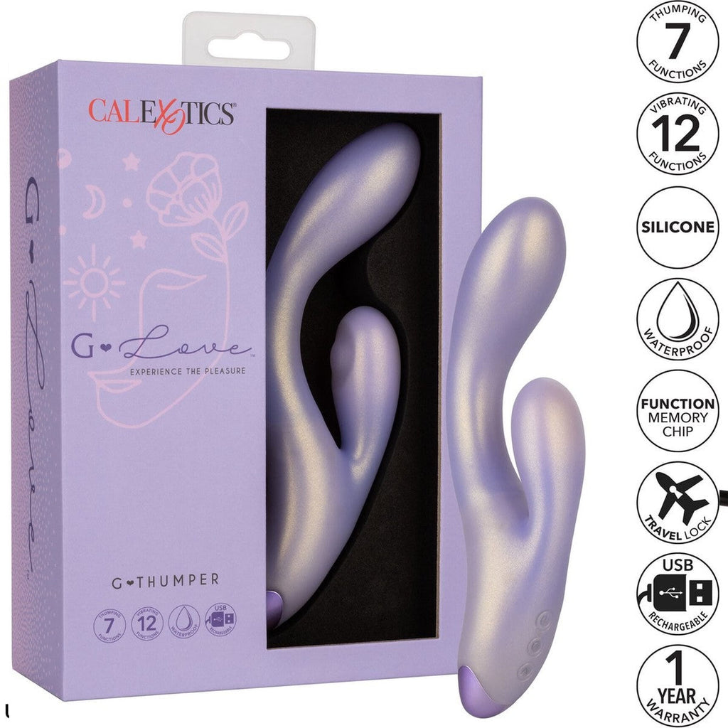 Calexotics G-Love G-Thumper Dual Stimulasyon Darbeli Vibrator