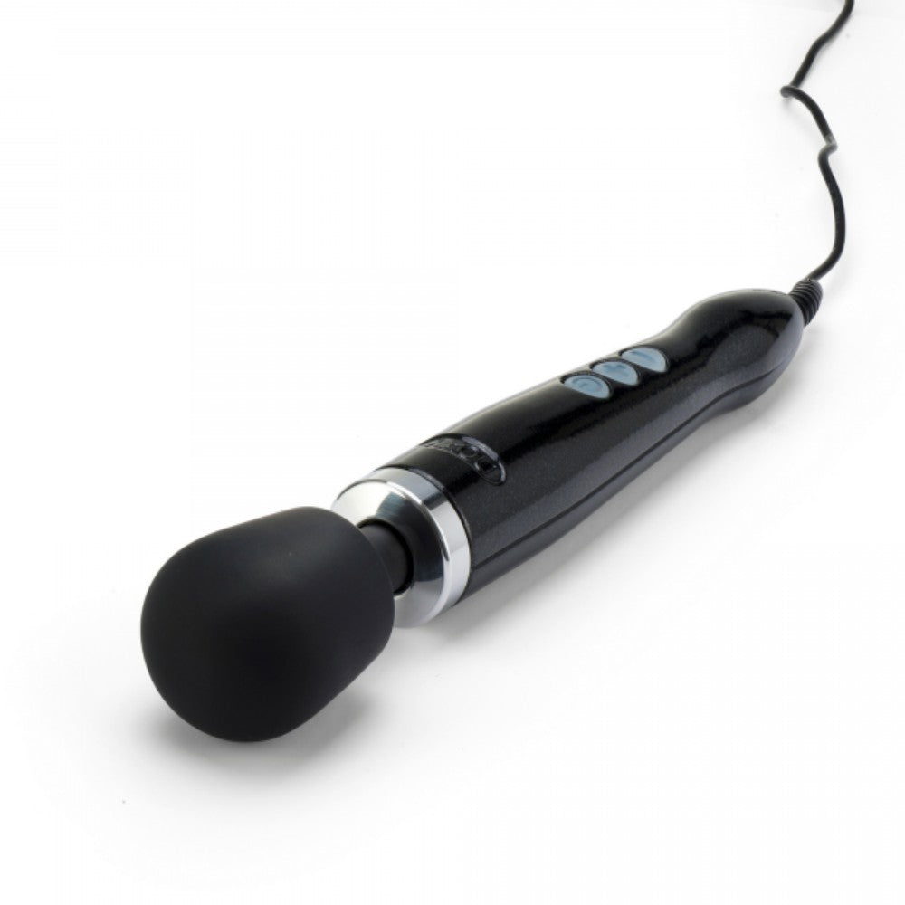 Doxy Die Cast Metal Döküm Magic Wand Massager Masaj Aleti Vibratör-Black