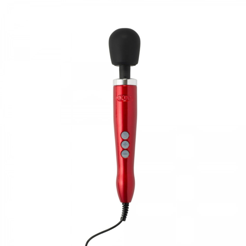 Doxy Die Cast Metal Döküm Magic Wand Massager Masaj Aleti Vibratör-Red