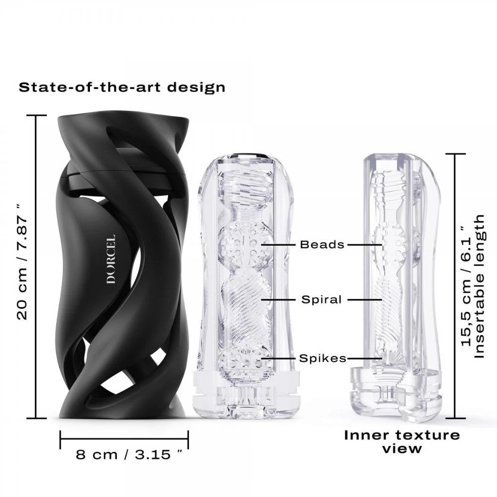 Dorcel Deep Blow Black Masturbator