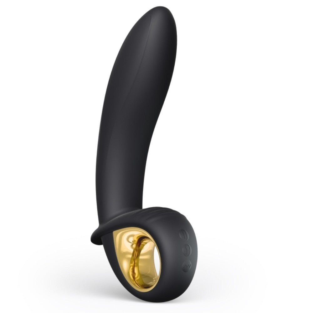 Dorcel Plug Anal Vibrant Gonflable Deep Expand Black & Gold Edition Şişirilebilir Anal Vibratör