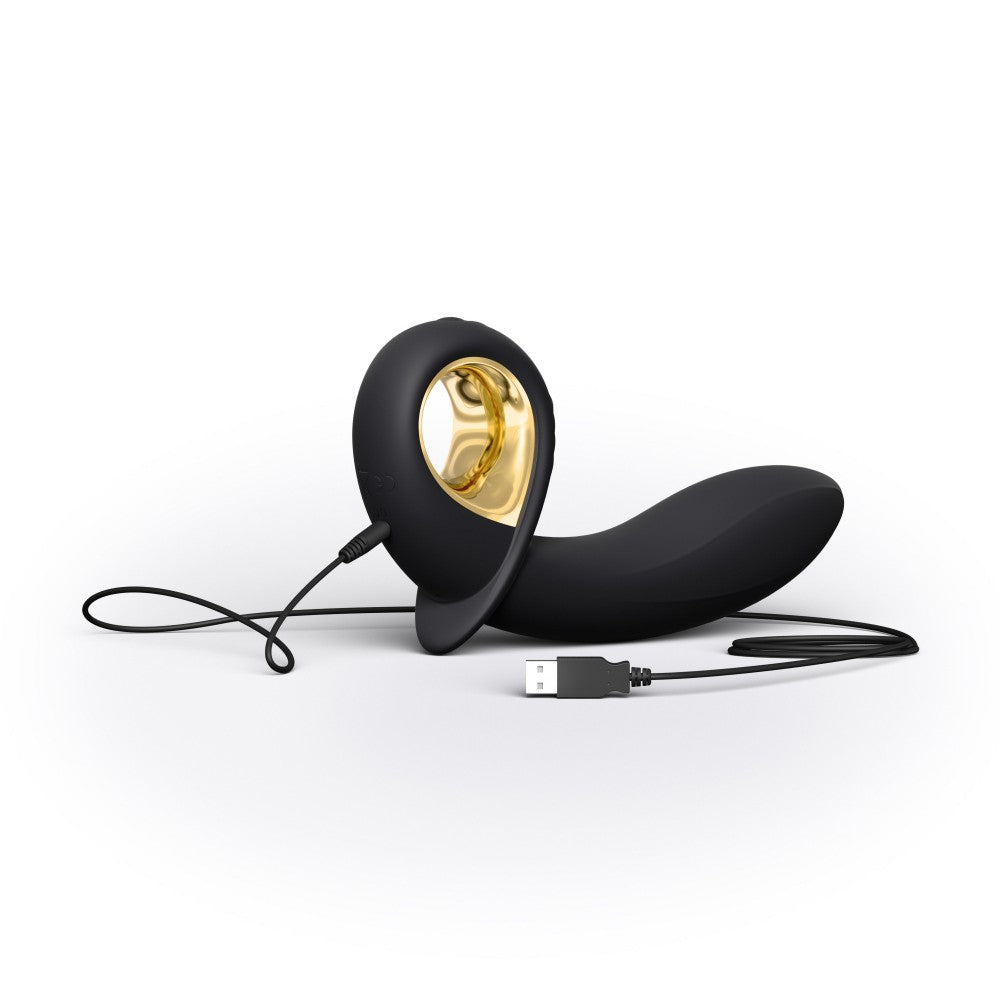 Dorcel Plug Anal Vibrant Gonflable Deep Expand Black & Gold Edition Şişirilebilir Anal Vibratör