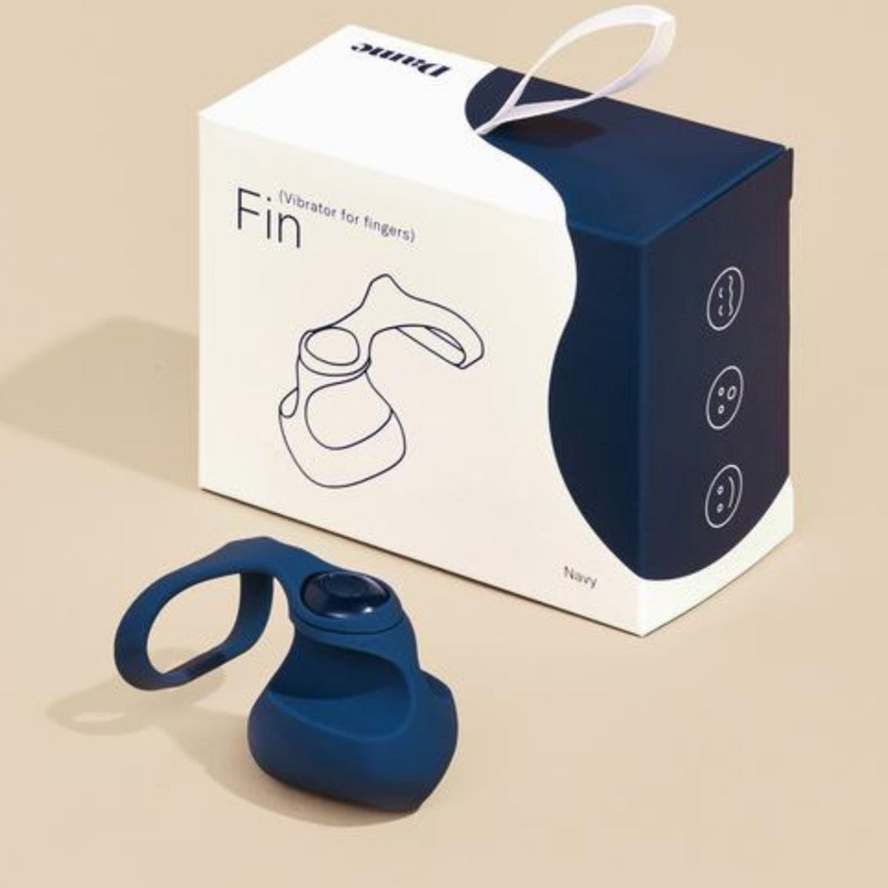Dame Products Fin Finger Parmak Vibratör Navy