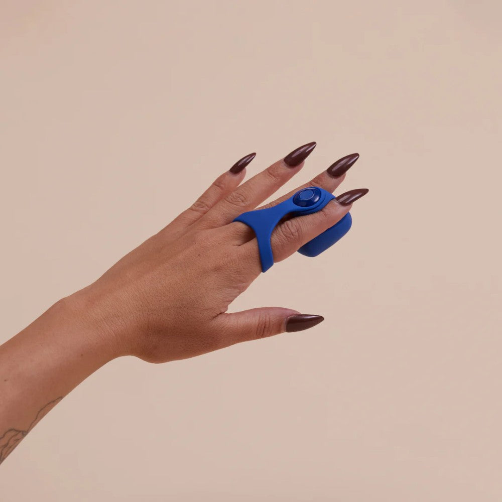 Dame Products Fin Finger Parmak Vibratör Navy