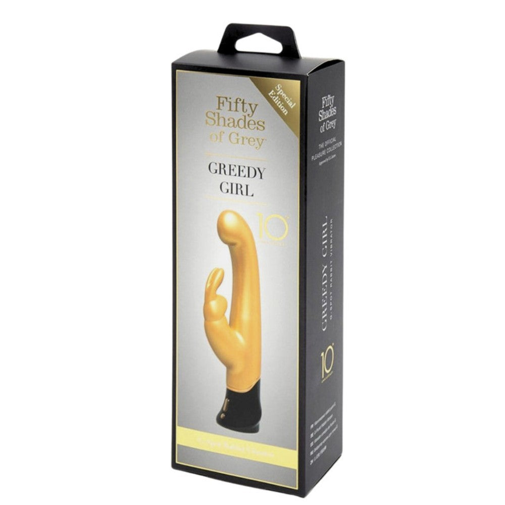Fifty Shades Of Grey Special Edition Greedy Girl Rabbit Vibratör Golden
