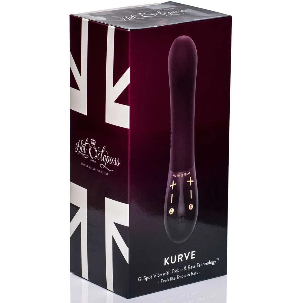Hot Octopuss Kurve G-Spot Vibe with Treble & Bass Technology Vibratör