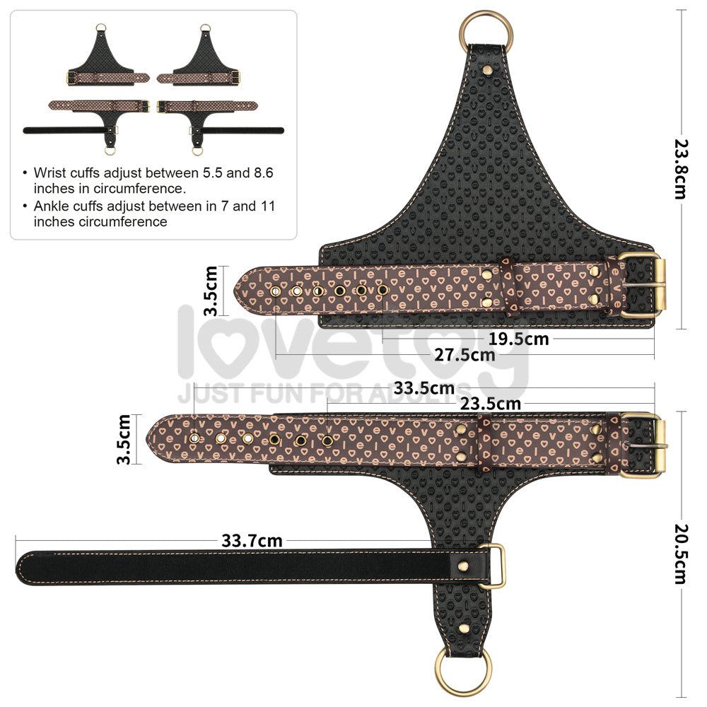 Lovetoy Rebellion Reign Under Mattress Restraint Yatak Bağlama Seti LV761213