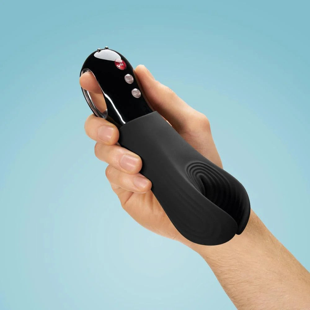 Fun Factory Manta Penis Vibratör Siyah Çizgi Titreşimli Stroker Masturbator