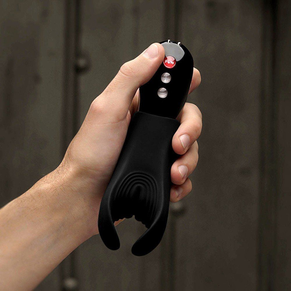 Fun Factory Manta Penis Vibratör Siyah Çizgi Titreşimli Stroker Masturbator