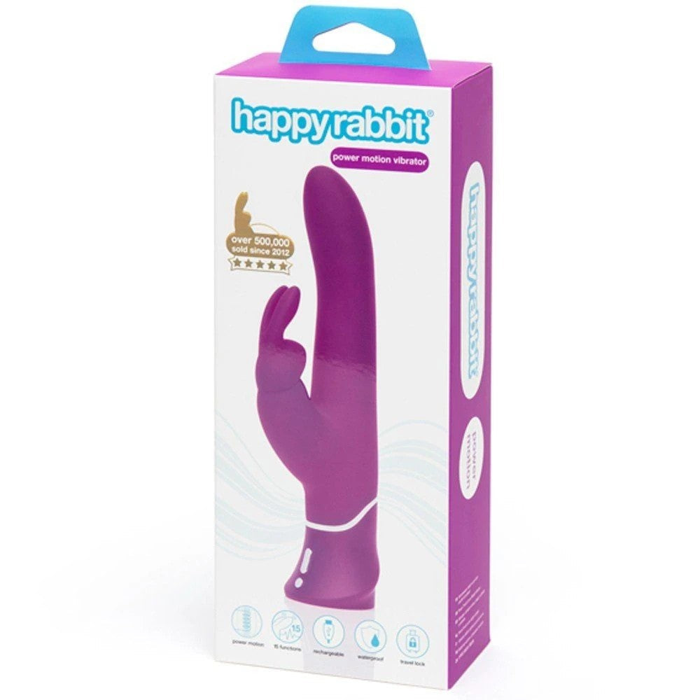 Happy Rabbit Power Motion Rabbit Vibrator Purple