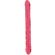 Doc Johnson Crystal Jellies Double Dong 45 cm Çift Taraflı Dildo Pink