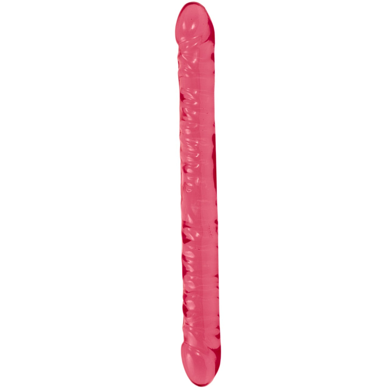 Doc Johnson Crystal Jellies Double Dong 45 cm Çift Taraflı Dildo Pink