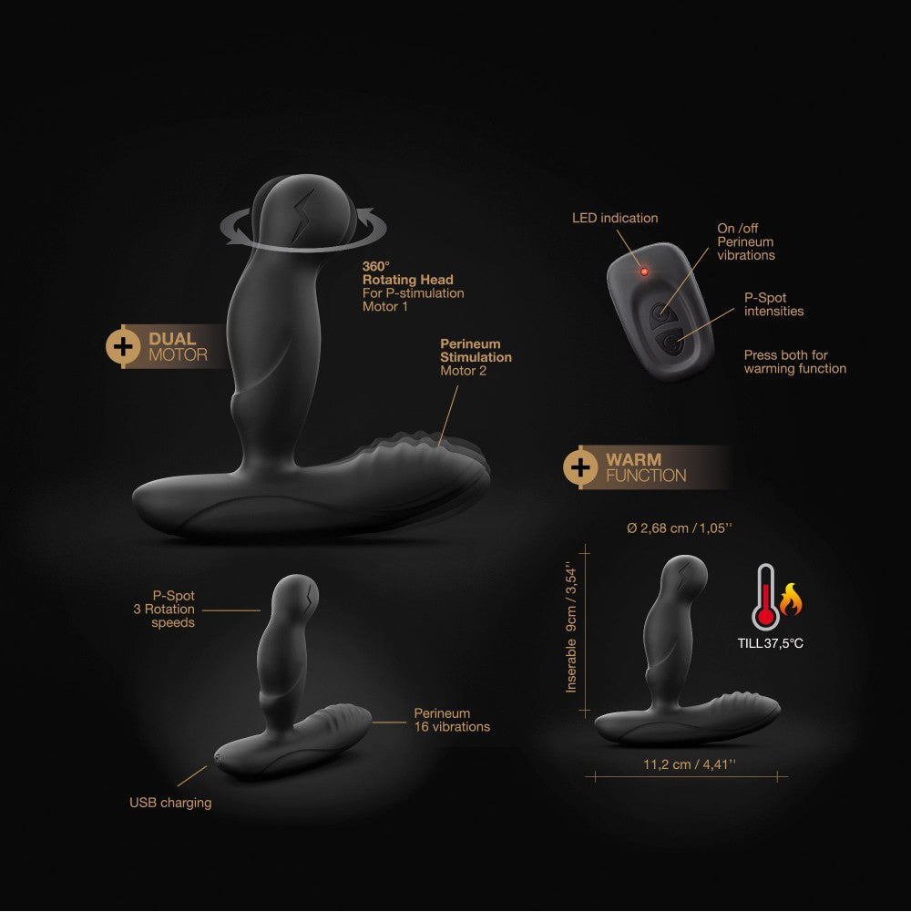 Dorcel P-Swing Uzaktan Kumandalı Hareketli Prostat Stimülatör Vibratör