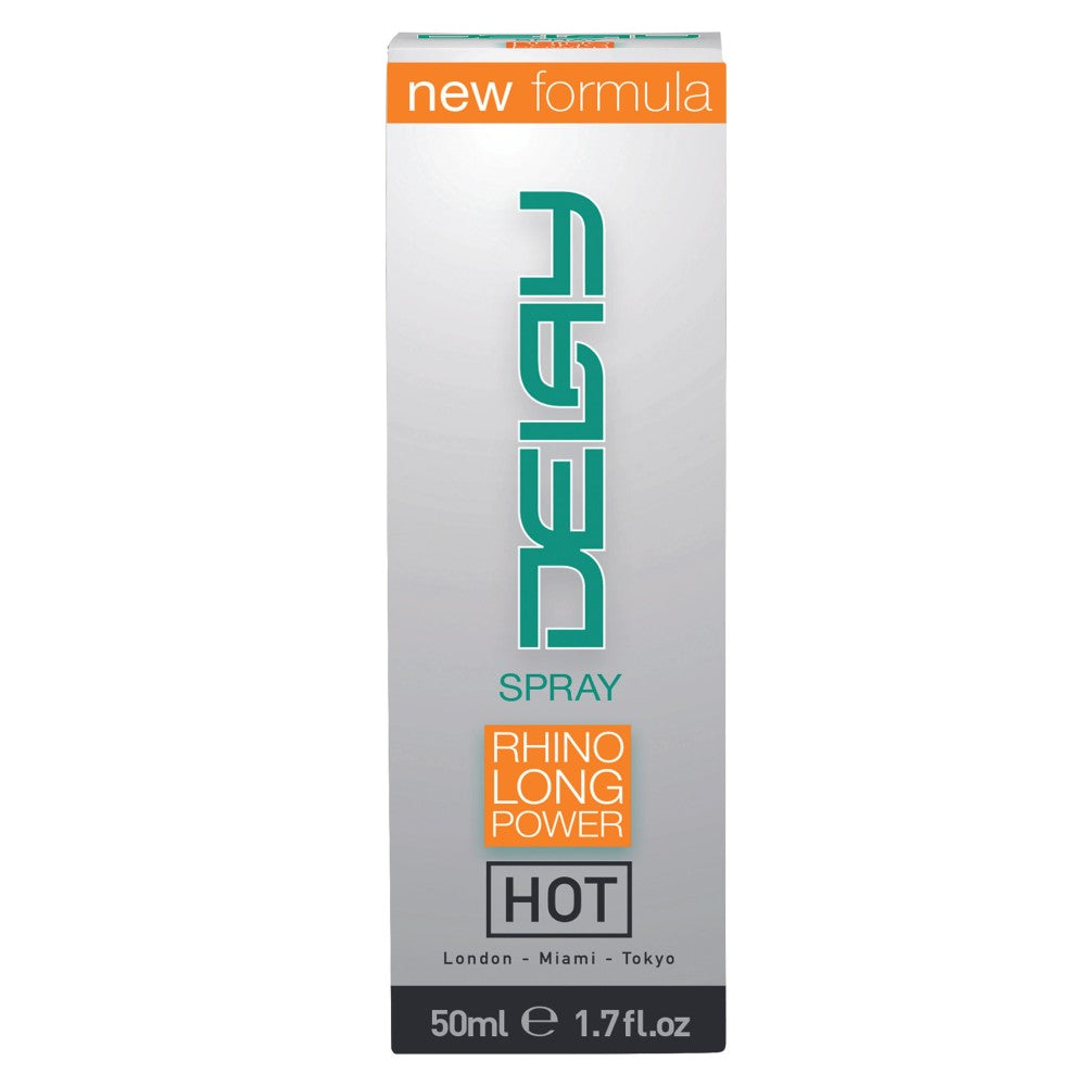 Hot Rhino Long Power Delay Spray Erkeklere Özel Penis Spreyi 50 Ml.