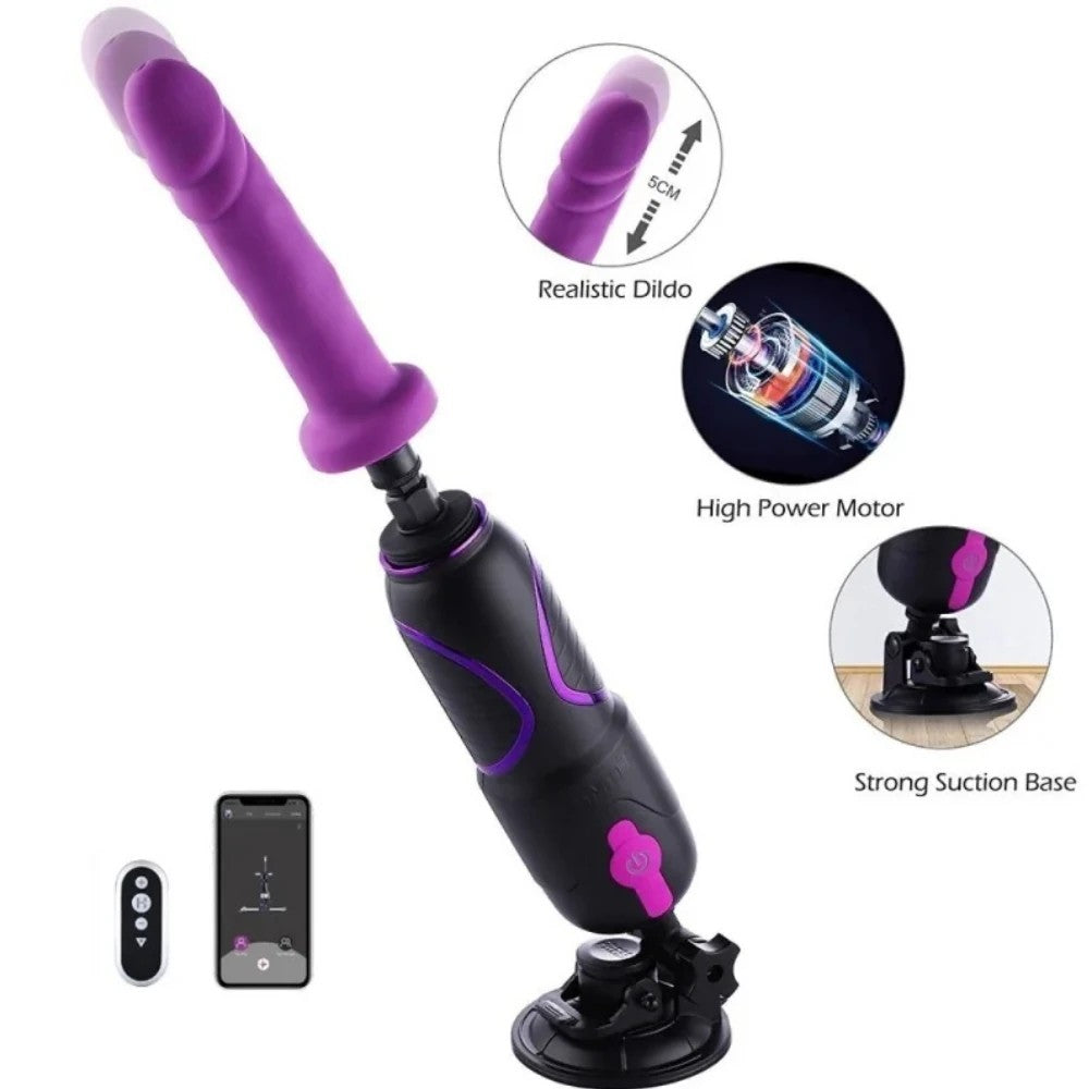 Hismith Pro Traveler 2.0 Telefon Kontrollü Taşınabilir Seks Makinesi