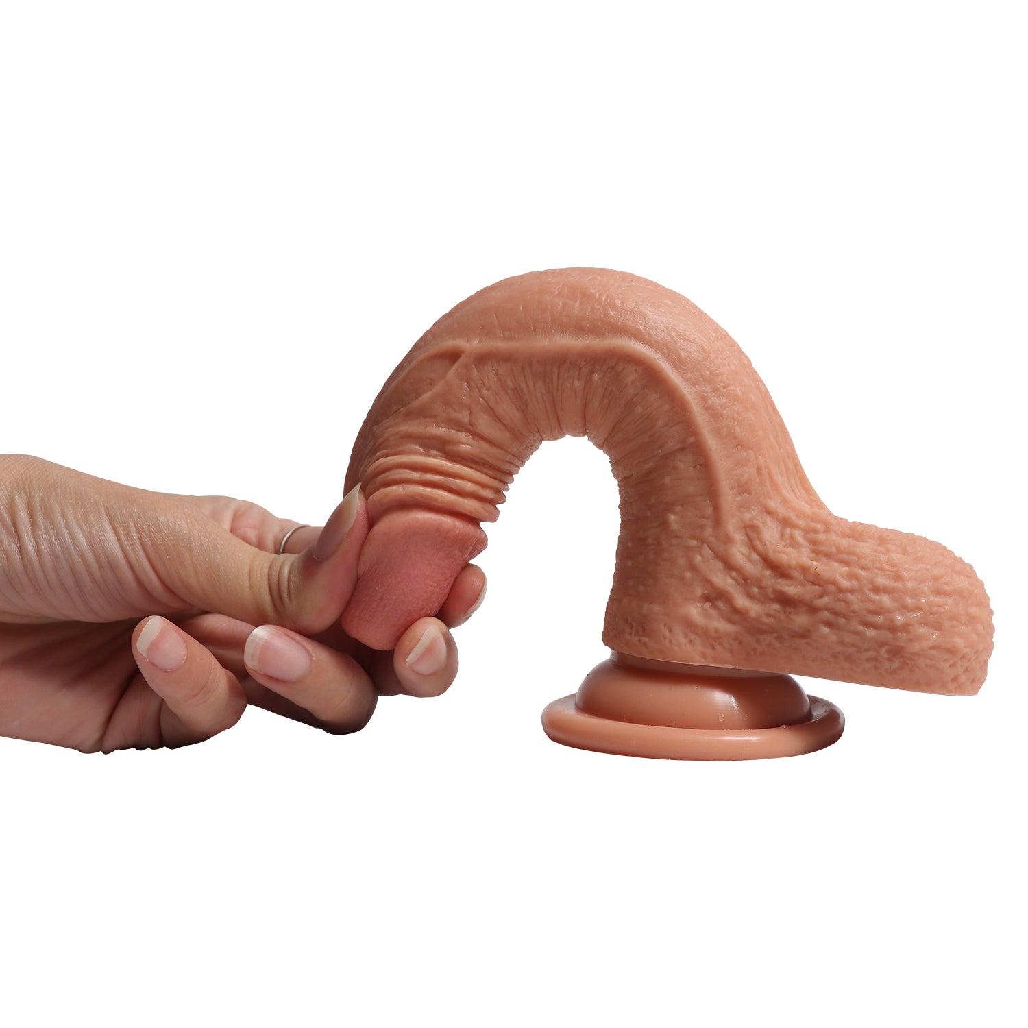 Shequ Crowley Dildo Series 18 cm Yumuşak Dokulu Realistik Penis SQ-WBD10009