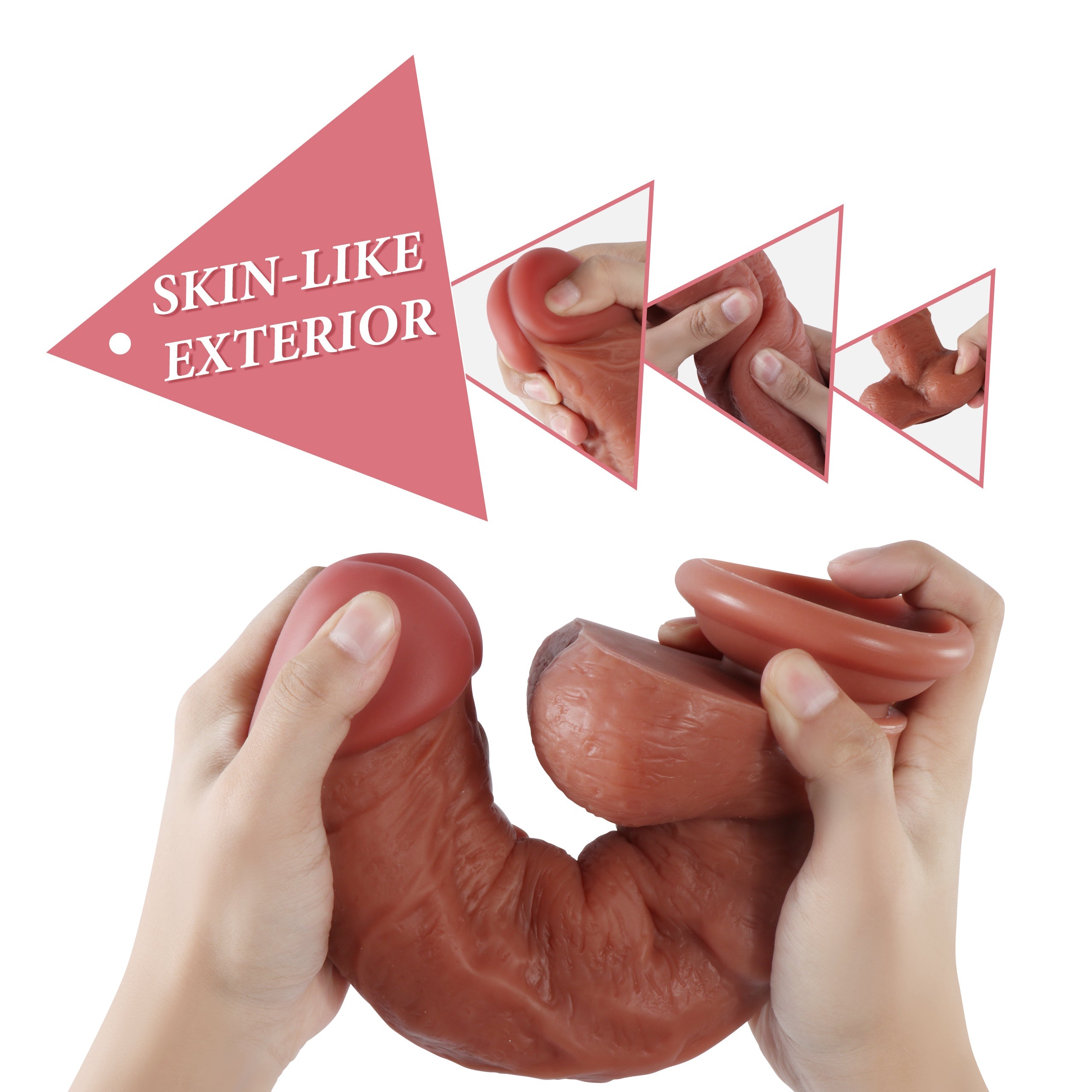 Jihad King 27 Cm Ultra Gerçek Et Dokulu Realistik Kalın Penis SQ-WBD70001