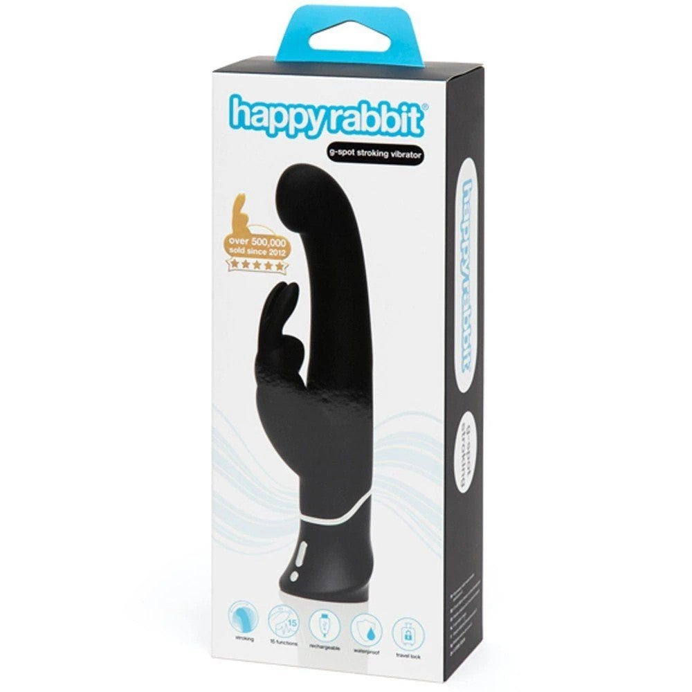 Happy Rabbit G-Spot Stroking Rabbit Vibrator Black
