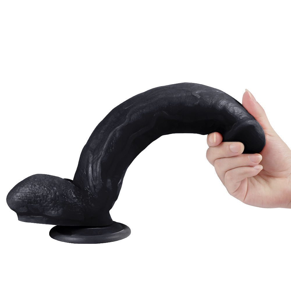 Xise Dildo Series Blade Master Büyük Belden Bağlamalı Realistik Penis XS-WBC10040 Black