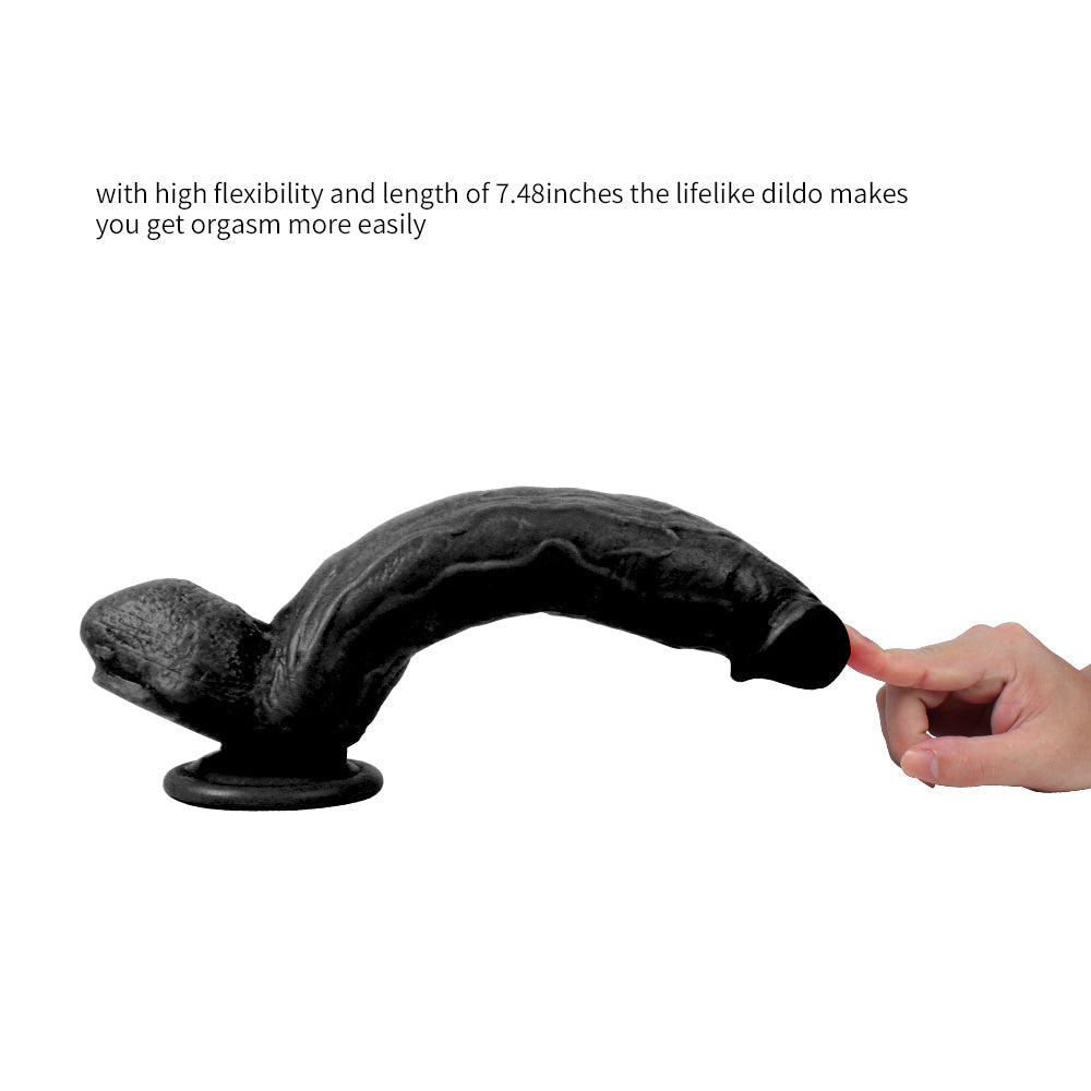 Xise Dildo Series Blade Master Büyük Realistik Penis XS-WBC10040 Black