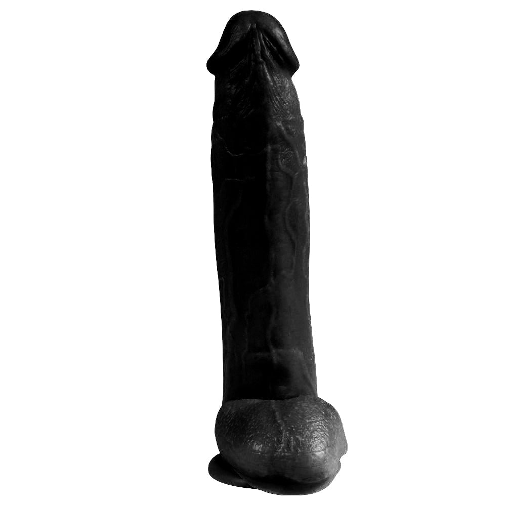 Xise Dildo Series Blade Master Büyük Belden Bağlamalı Realistik Penis XS-WBC10040 Black
