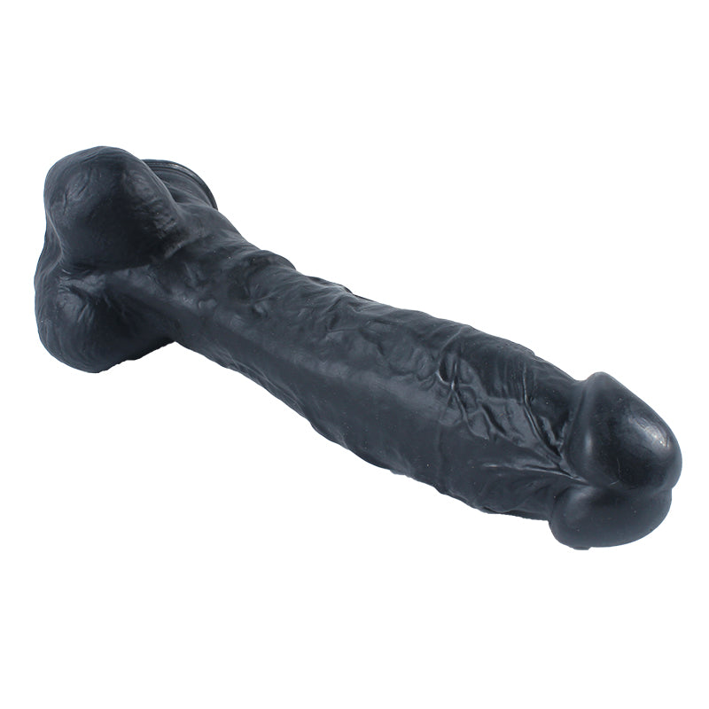Xise Dildo Series Adonis 18 cm Belden Bağlamalı Realistik Zenci Penis XS-WBC10018 Black