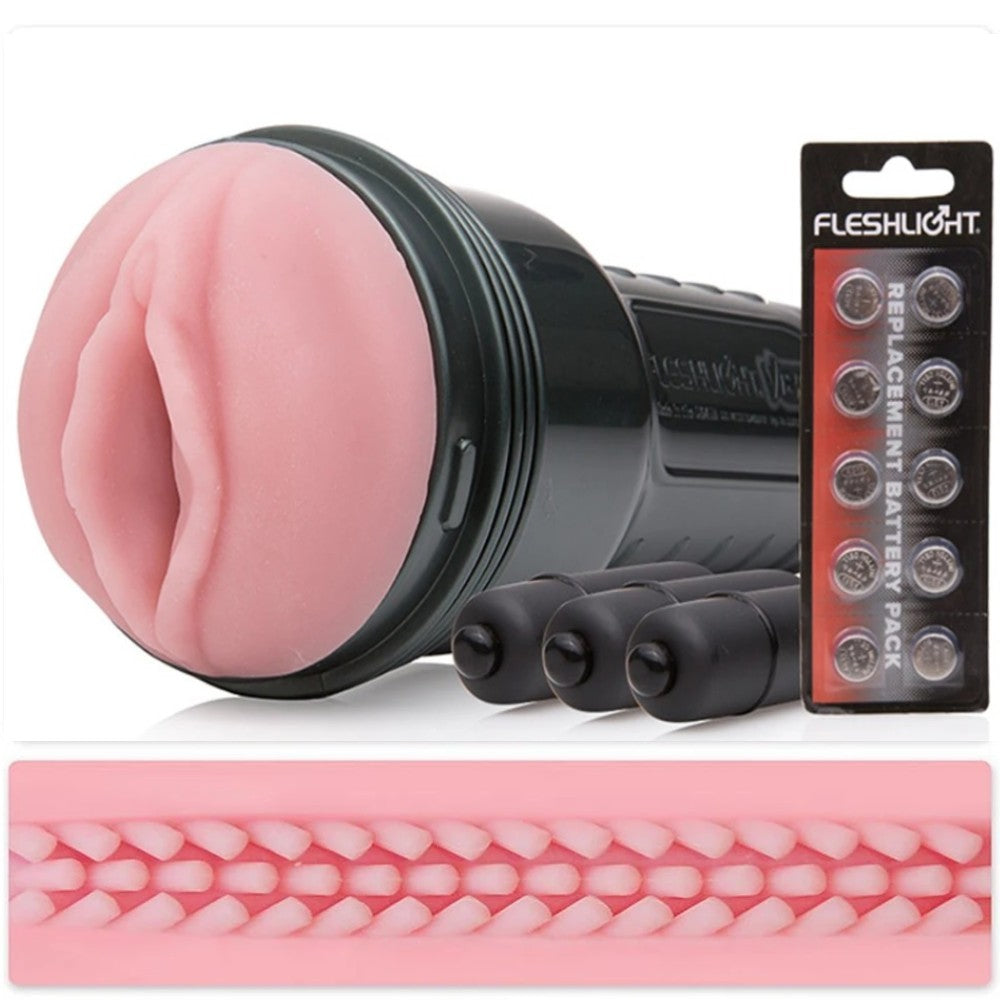 Fleshlight Vibro Pink Lady Touch Titreşimli Vajina Masturbator
