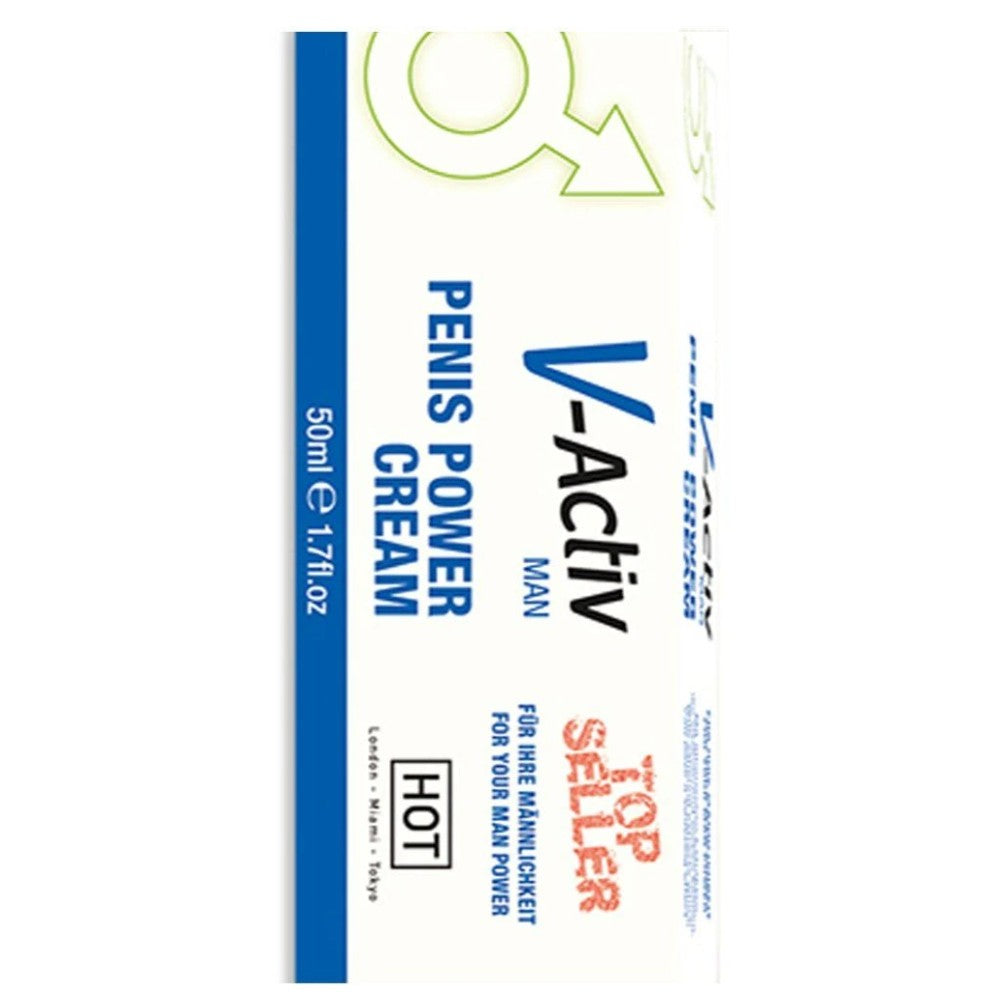 Hot V-Activ Penis Power Cream Özel Erkek Penis Kremi 50 Ml.