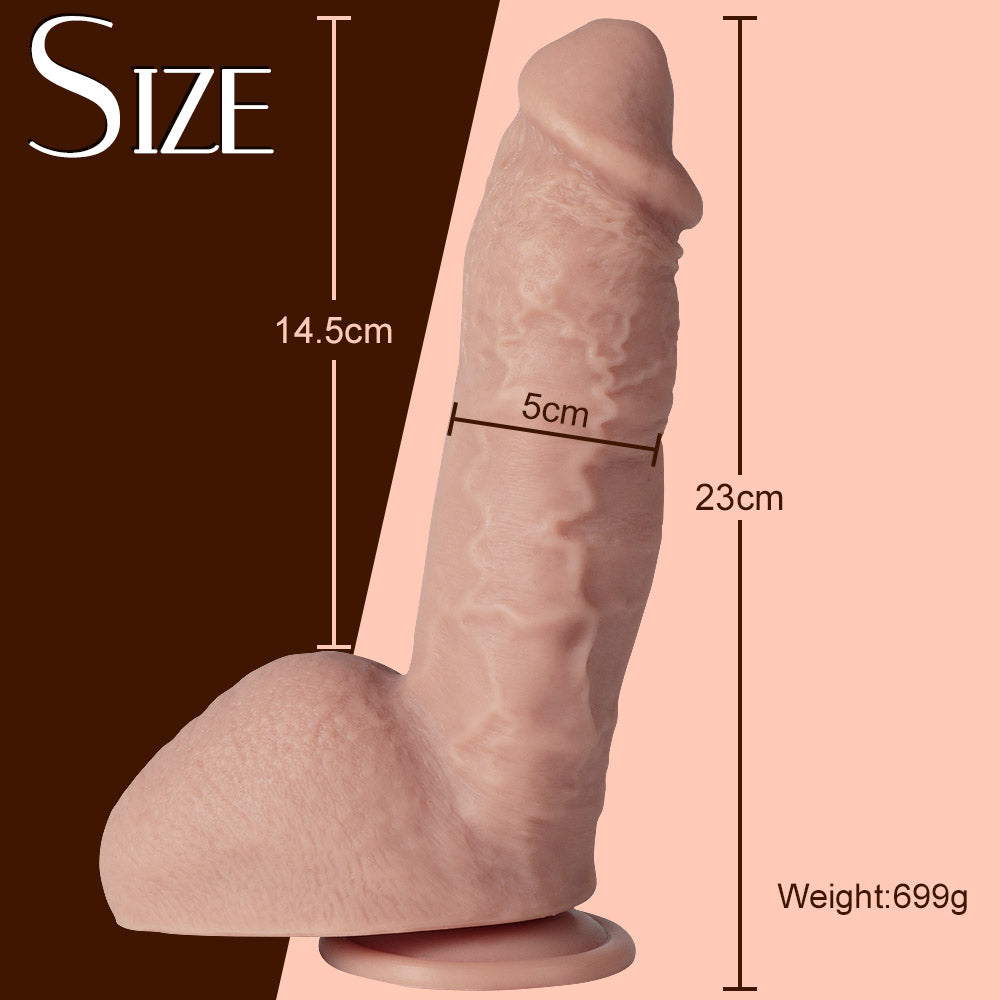 Xise Dildo Series Shane Diesel Yumuşak Dokulu Realistik Penis XS-WBB10052 Flesh