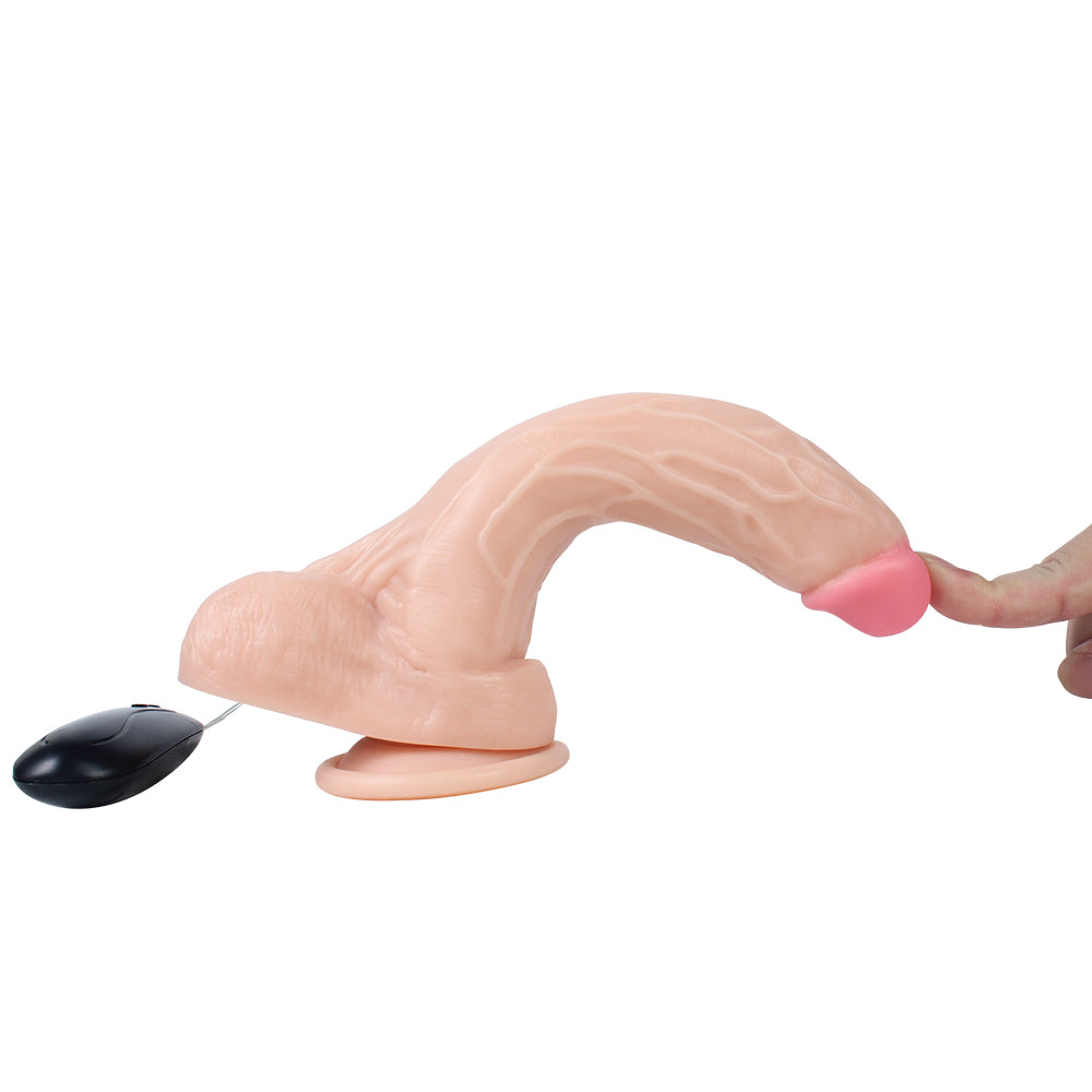 Xise Dildo Series Holy Dragon 20,5 cm Titreşimli Realistik Penis XS-WBC10007-V Flesh