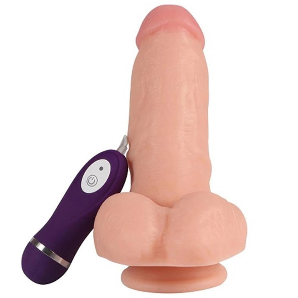 Shequ Vibrating Dildo Red Eagle 16 cm Titreşimli Belden Bağlamalı Realistik Penis XS-WBC10013-V