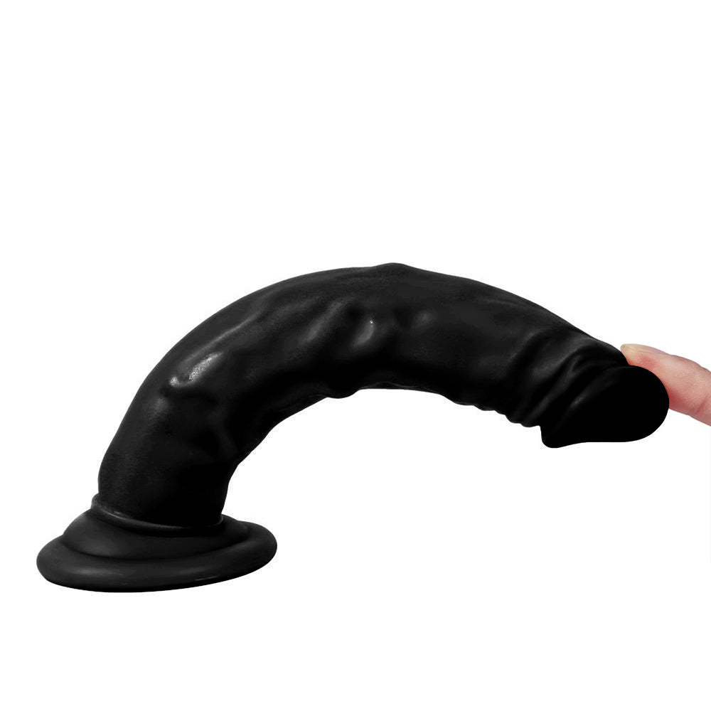Xise Dildo Series Naturo 18.5 cm Belden Bağlamalı Realistik Penis XS-WBC10024 Black