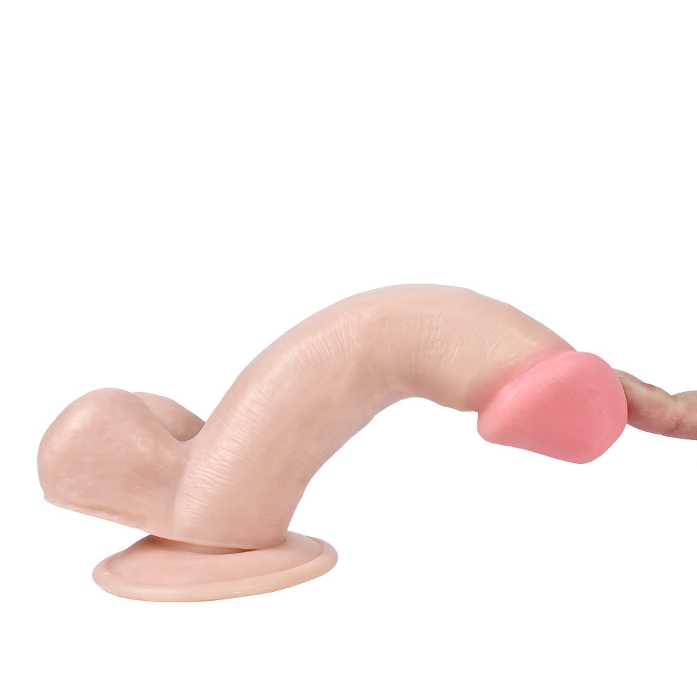 Xise Dildo Series Cholas 17 cm Belden Bağlamalı Realistik Penis XS-WBC10026 Flesh