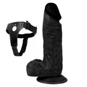 Xise Dildo Series İron Dragon 18 cm Belden Bağlamalı Realistik Penis XS-WBC10027 Black