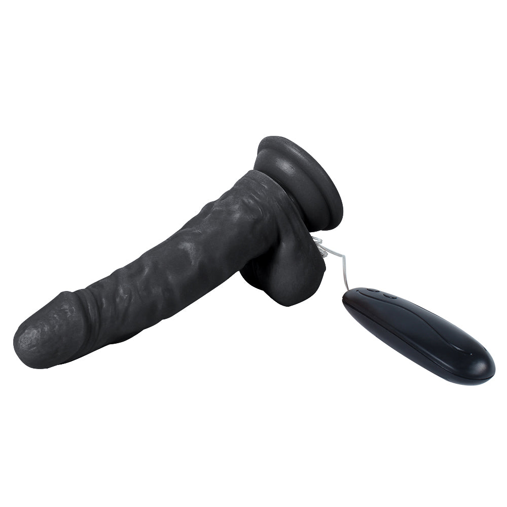 Dildo Series Hunk Eagle 17 cm Belden Bağlamalı Titreşimli Realistik Penis XS-WBC10034-V Black