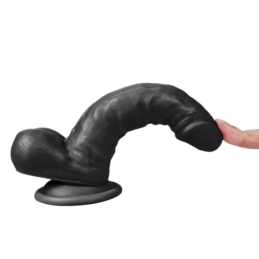Xise Dildo Series Hunk Eagle 17 cm Belden Bağlamalı Realistik Penis XS-WBC10034 Black