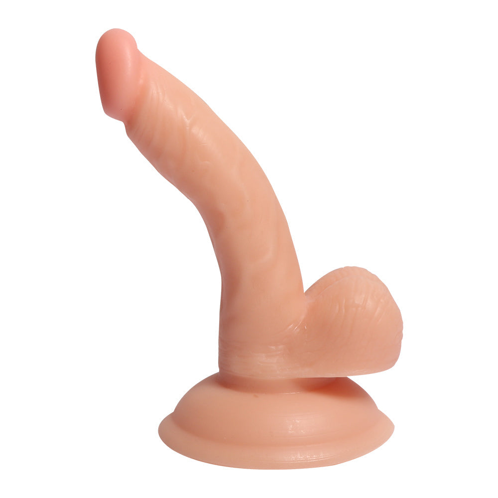 Dildo Series Anal ve Vajinal Yumuşak 13 Cm Belden Bağlamalı Realistik Penis XS-WBC10042