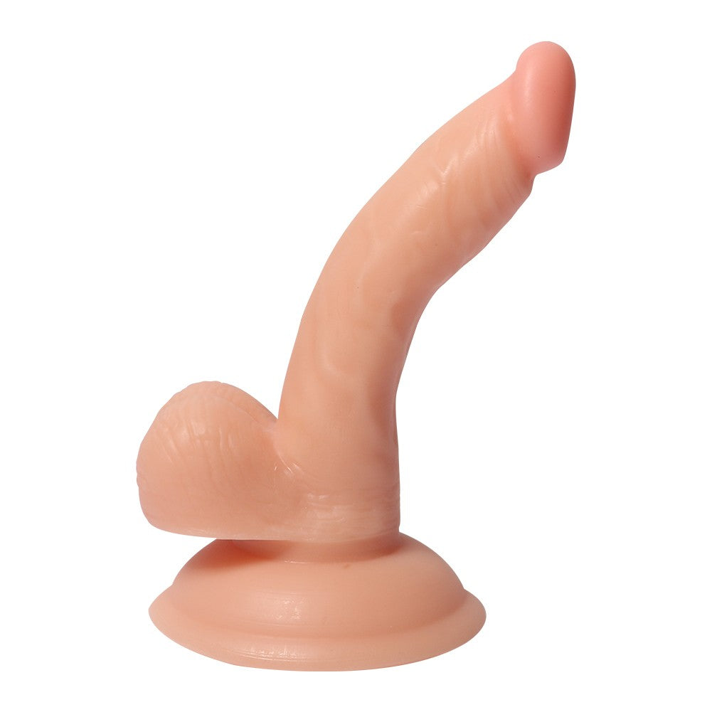 Dildo Series Anal ve Vajinal Yumuşak 13 Cm Belden Bağlamalı Realistik Penis XS-WBC10042