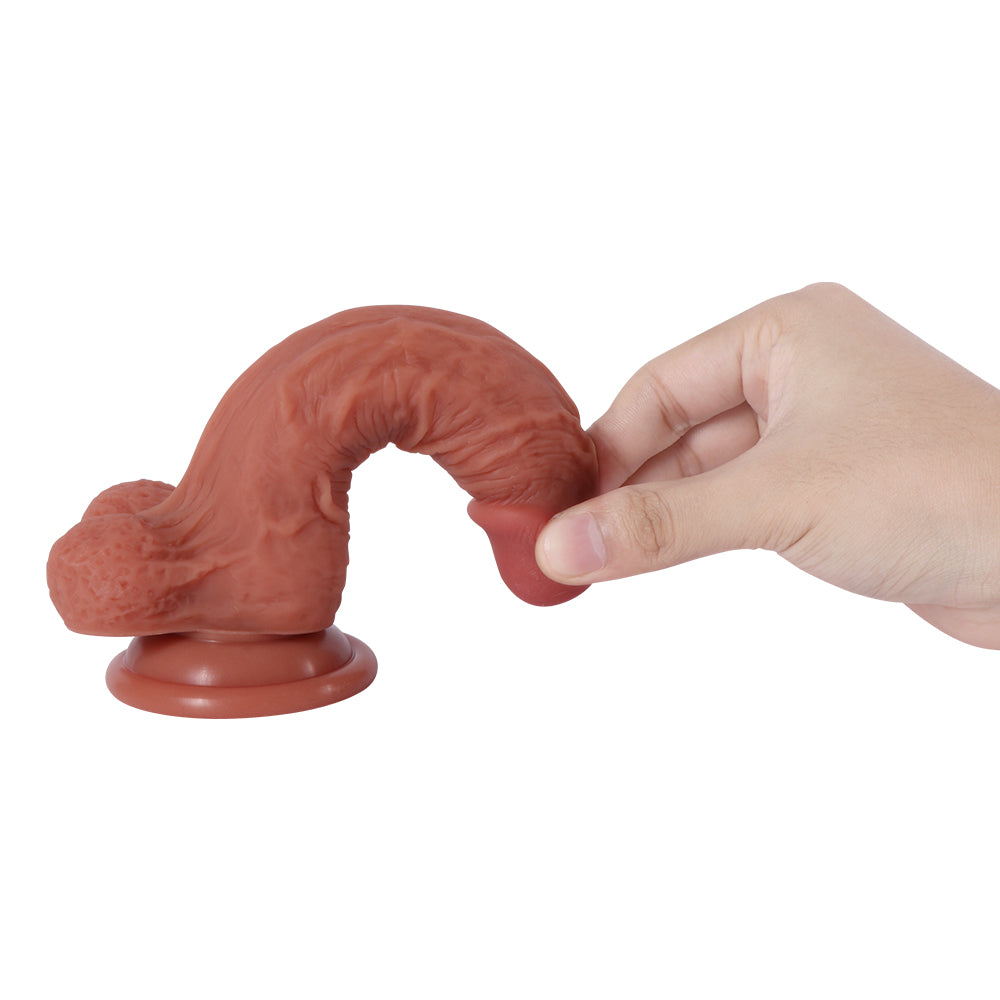 Xise Dildo Series Leilong Small Natural Doku 17 cm Realistik Penis XS-WBD10047-S