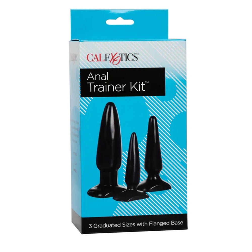 Calexotics Silicone Anal Trainer 3pcs Butt Plug Set