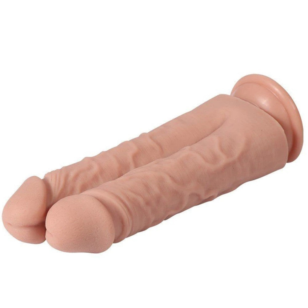 Dildo Series Anthony Double Yumuşak Doku Çiftli Realistik Dildo XS-WBD10082