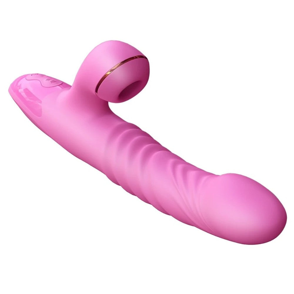 Dibe Arabella İleri Geri Oynar Başlı Klitoris Uyarıcılı Vibratör