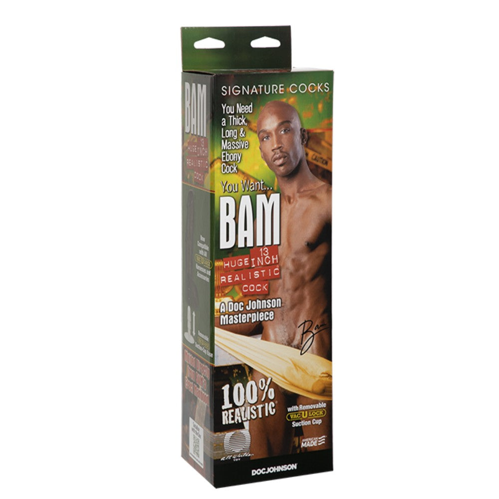 Doc Johnson Signature Cocks Bam 33 cm Dev Realistik Penis