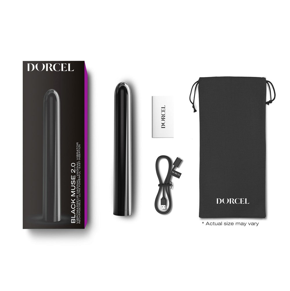 Dorcel Black Muse 2.0 Şarj Edilebilir Klasik Vibratör