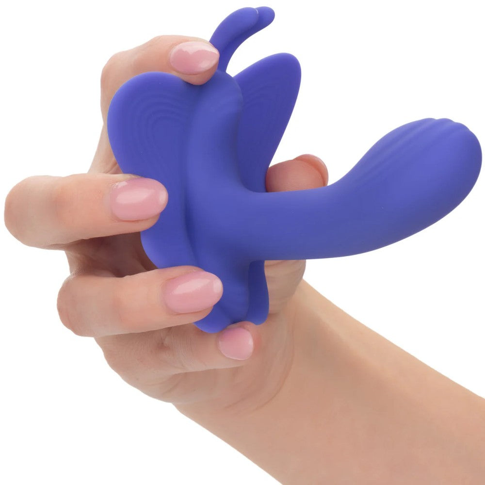 Calexotics Connect App Controlled Venus Butterfly Telefon Kontrollü Çift Uyarımlı Vibratör