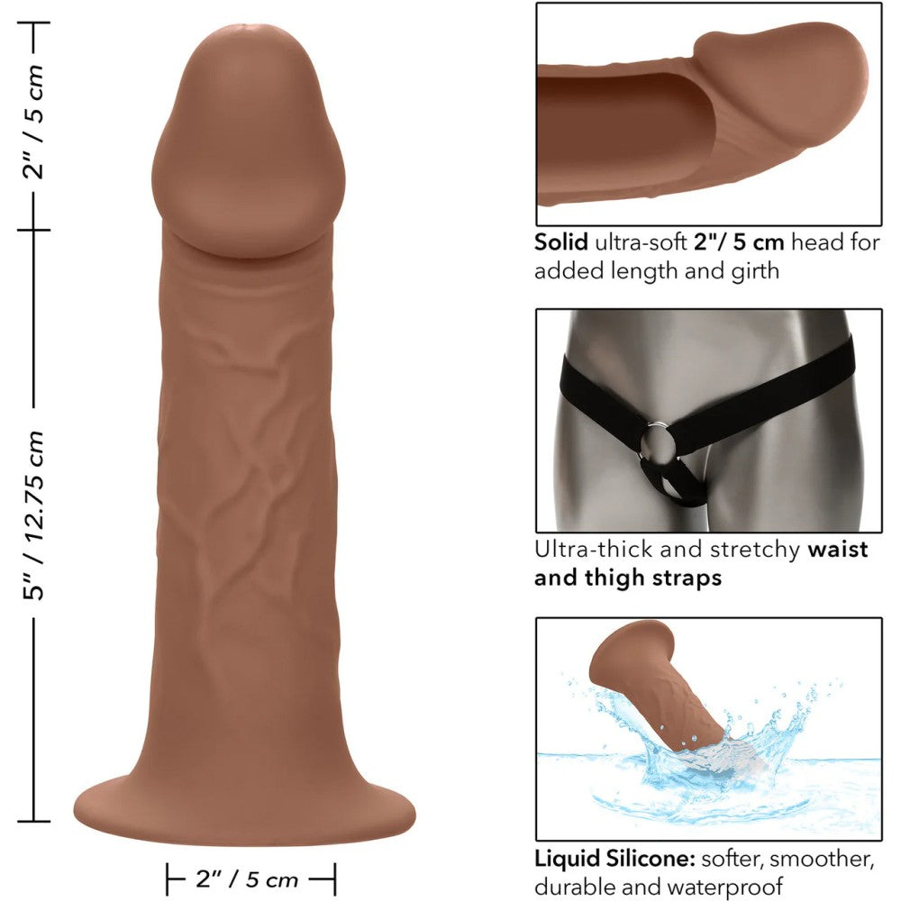 Calexotics Performance Maxx Life-Like Silicone Hollow Penis İçi Boş Strap-on Penis