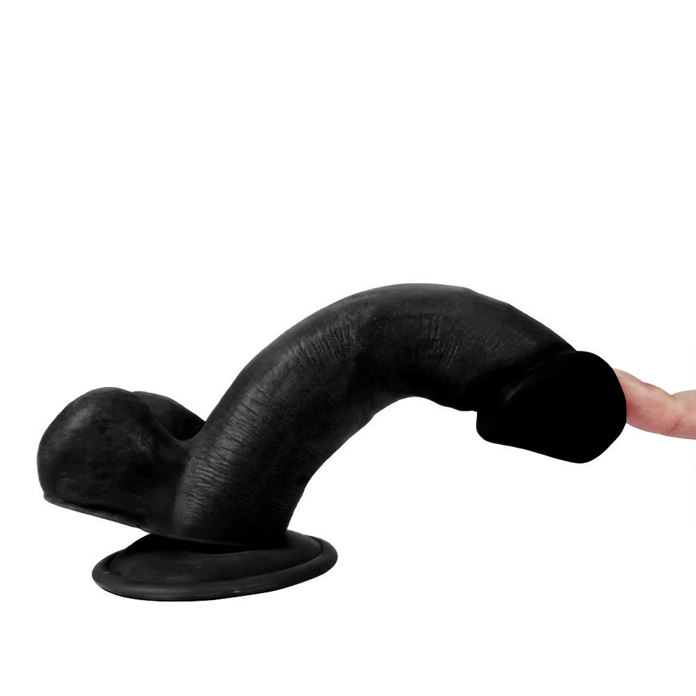 Xise Dildo Series Cholas 17 cm Belden Bağlamalı Realistik Penis XS-WBC10026 Black