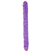 Doc Johnson Crystal Jellies Double Dong 45 cm Çift Taraflı Dildo Purple