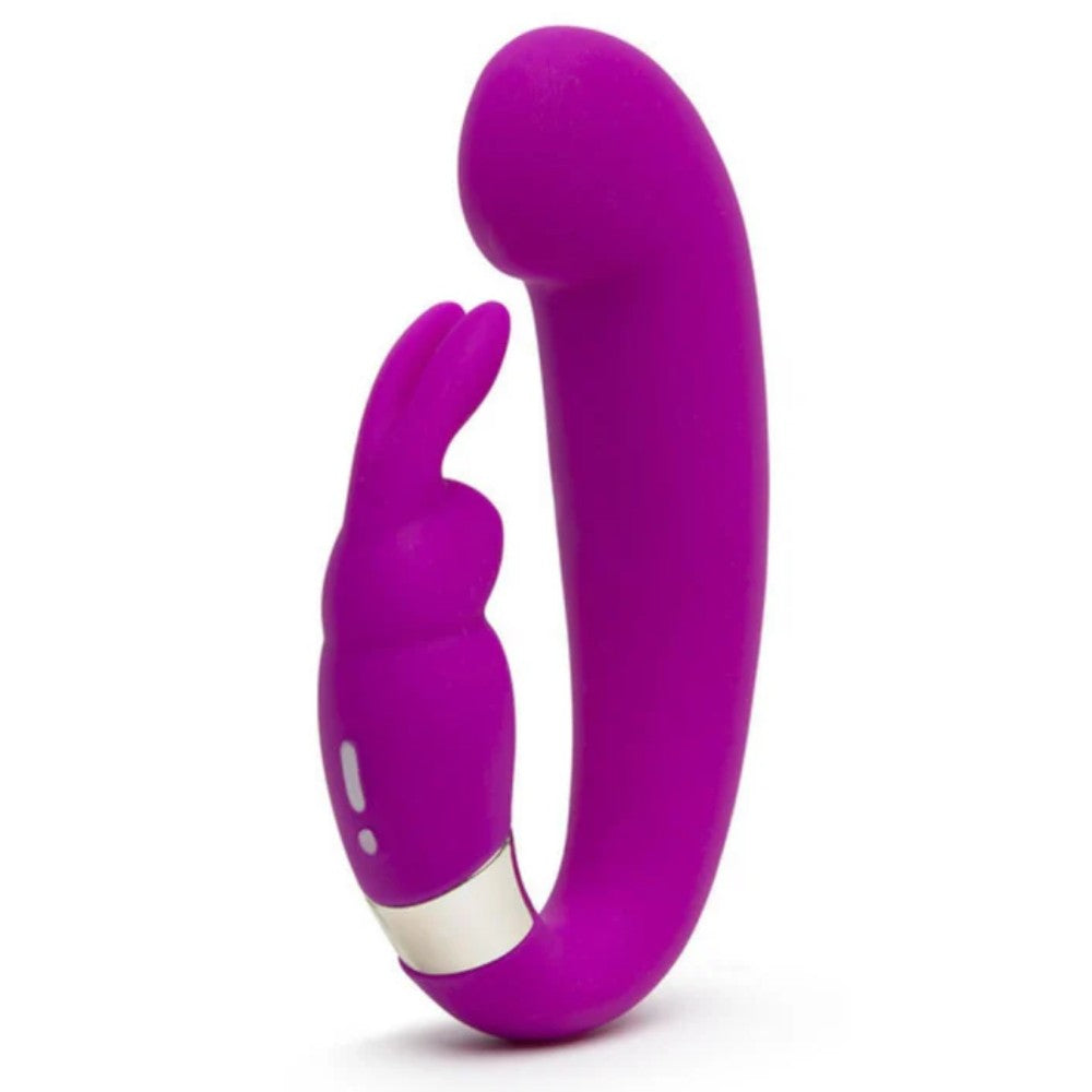 Happy Rabbit Mini G-Spot Clitoral Curve Vibrator Purple