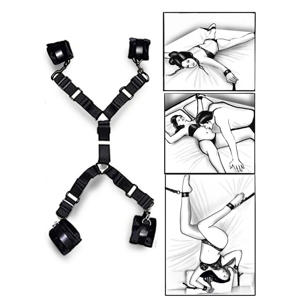 Fetish Fantasy Series Restraint Yatak Altı Bağlama Kelepçe Seti